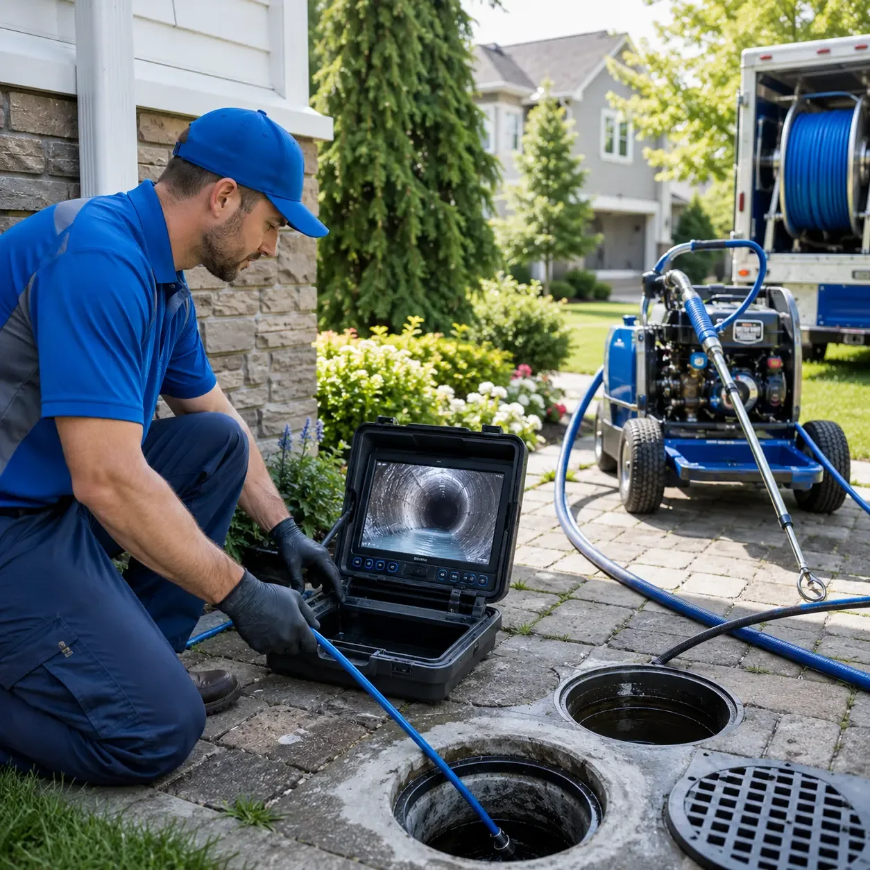 Outdoor drain cleaning professionals serving Chalmers, IN